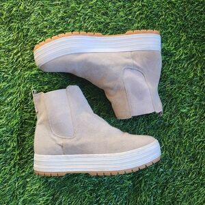 Keds Gray Platform Boots